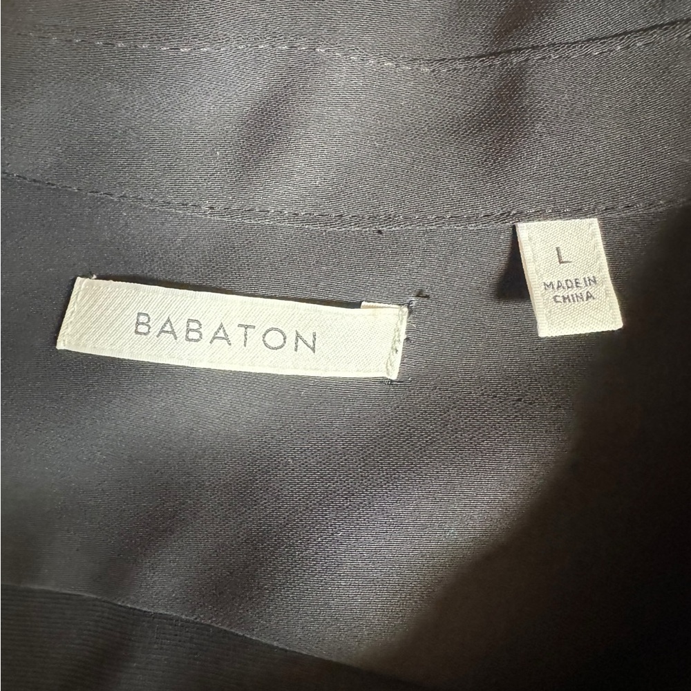 Babaton by Aritzia black tie waist dress size large - Picture 4 of 7